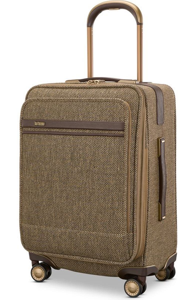 Hartmann Tweed Carry-On Expandable Spinner, Alternate, color, Tweed/Natural Leather