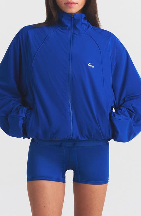 Oversize Stretch Nylon Jacket