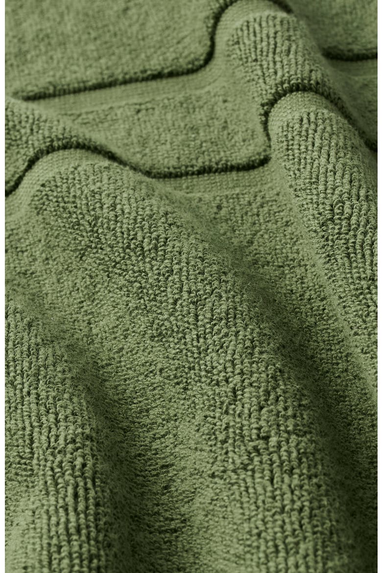 Brixton Textured Soft Cotton Bath Mat, Alternate, color, Khaki
