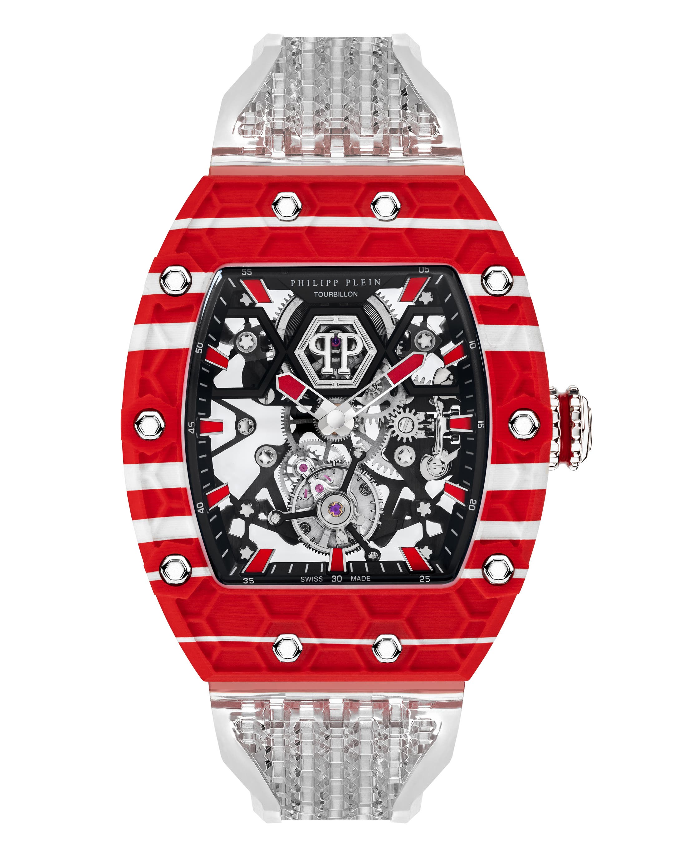 selected red/white