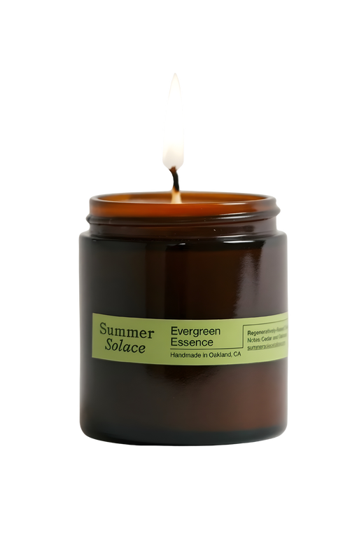 SUMMER SOLACE TALLOW SUMMER SOLACE TALLOW EVERGREEN ESSENCE (CEDAR AND OAKMOSS) CANDLE 