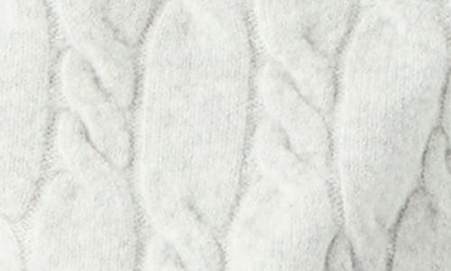 Do By Dee Ocleppo Coralina Mock Neck Cable Sweater In Gray