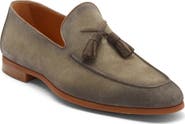 Magnanni Suede Tassel Loafer