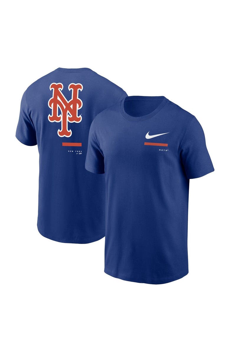 Nike Men's Nike Royal New York Mets Over the Shoulder T-Shirt, Main, color, 