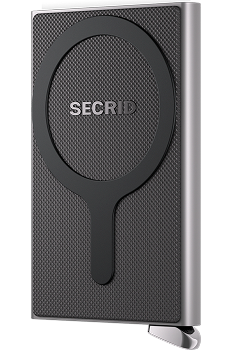Secrid Cardprotector Fluted for Magsafe, Main, color, Silver