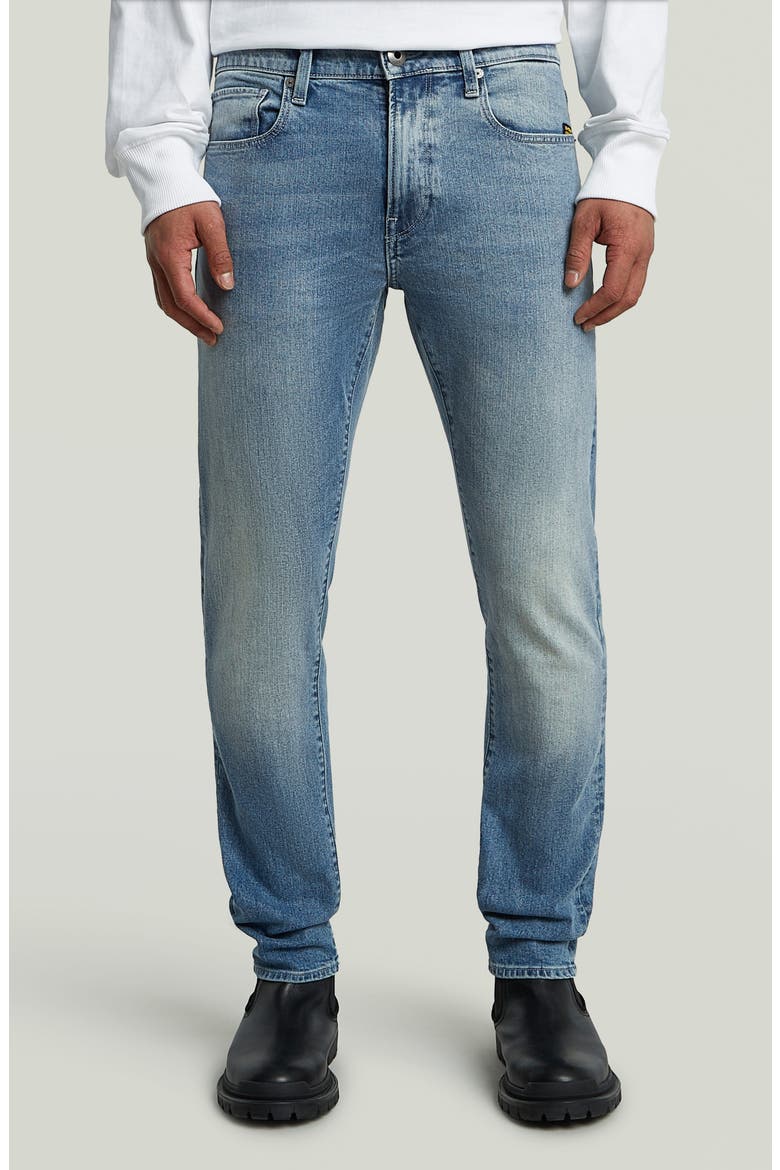 3301 Slim Jeans, Main, color, FADED CYANINE BLUE