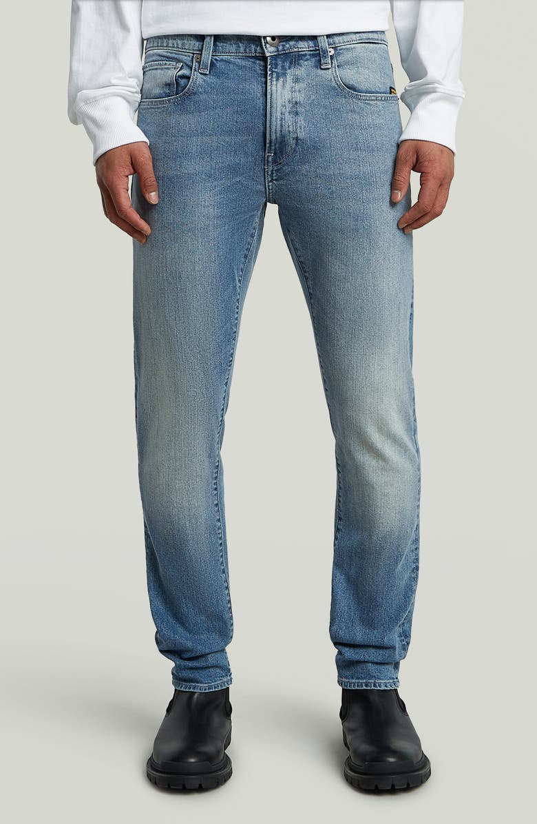 G-STAR 3301 Slim Jeans, Main, color, Faded Cyanine Blue