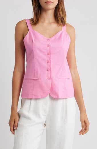 Petal & Pup Laurent Cotton & Linen Button-Up Top