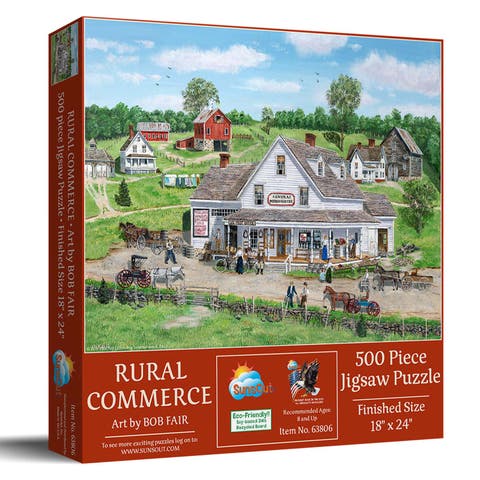 Rural Commerce 500 piece Jigsaw Puzzle for Adults