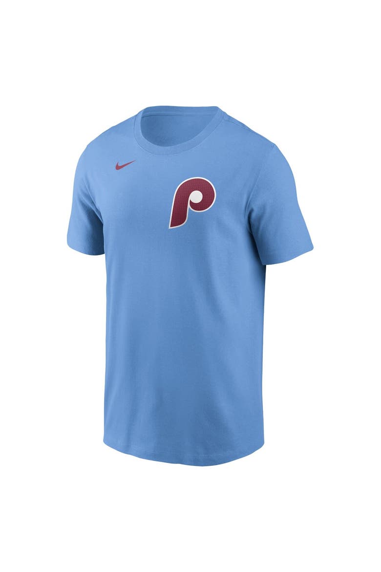 Men's Nike Bryce Harper Light Blue Philadelphia Phillies Fuse Name & Number T-Shirt, Alternate, color, Light Blue