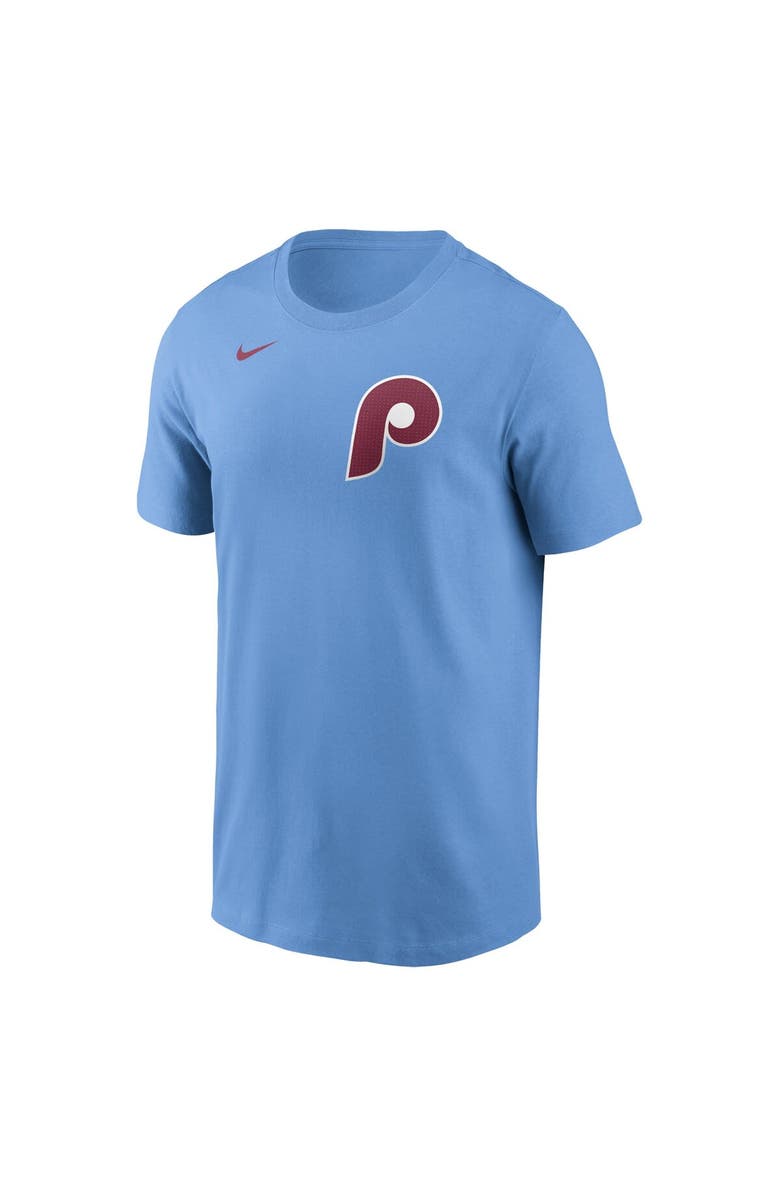 Nike Men's Nike Bryce Harper Light Blue Philadelphia Phillies Fuse Name & Number T-Shirt, Alternate, color, Light Blue