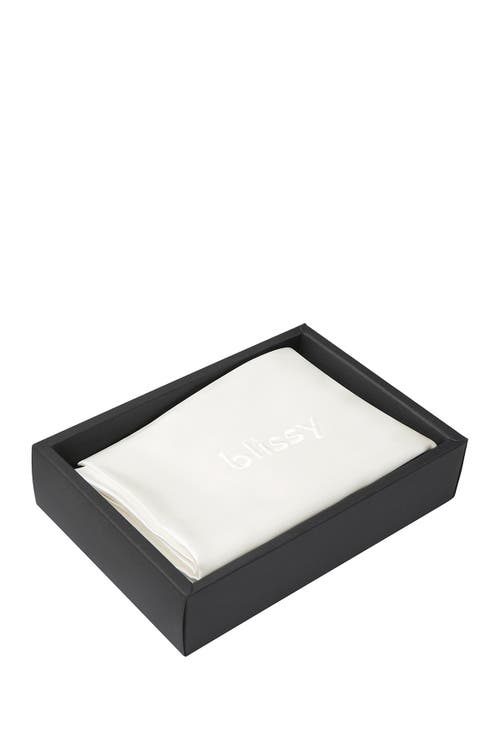 Blissy Mulberry Silk Pillowcase In White
