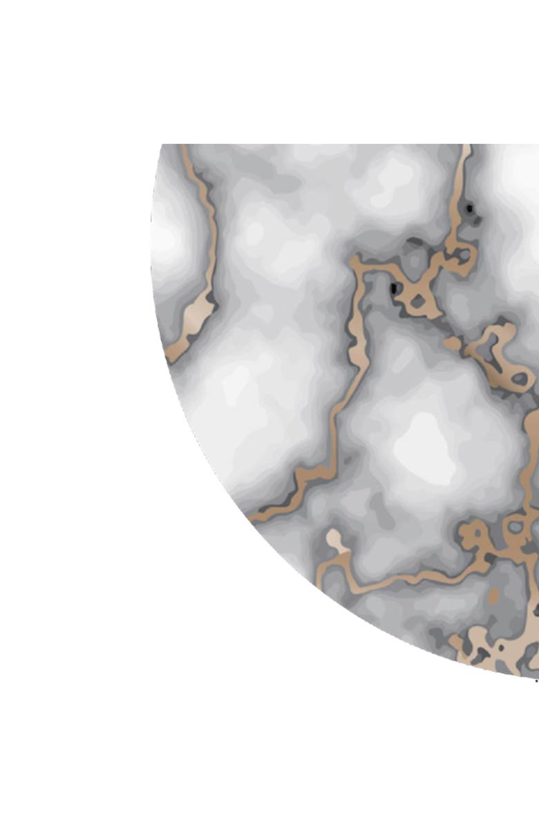 DAINTY HOME Marble Print Set of 8 Placemats, Alternate, color, Smokey Gold