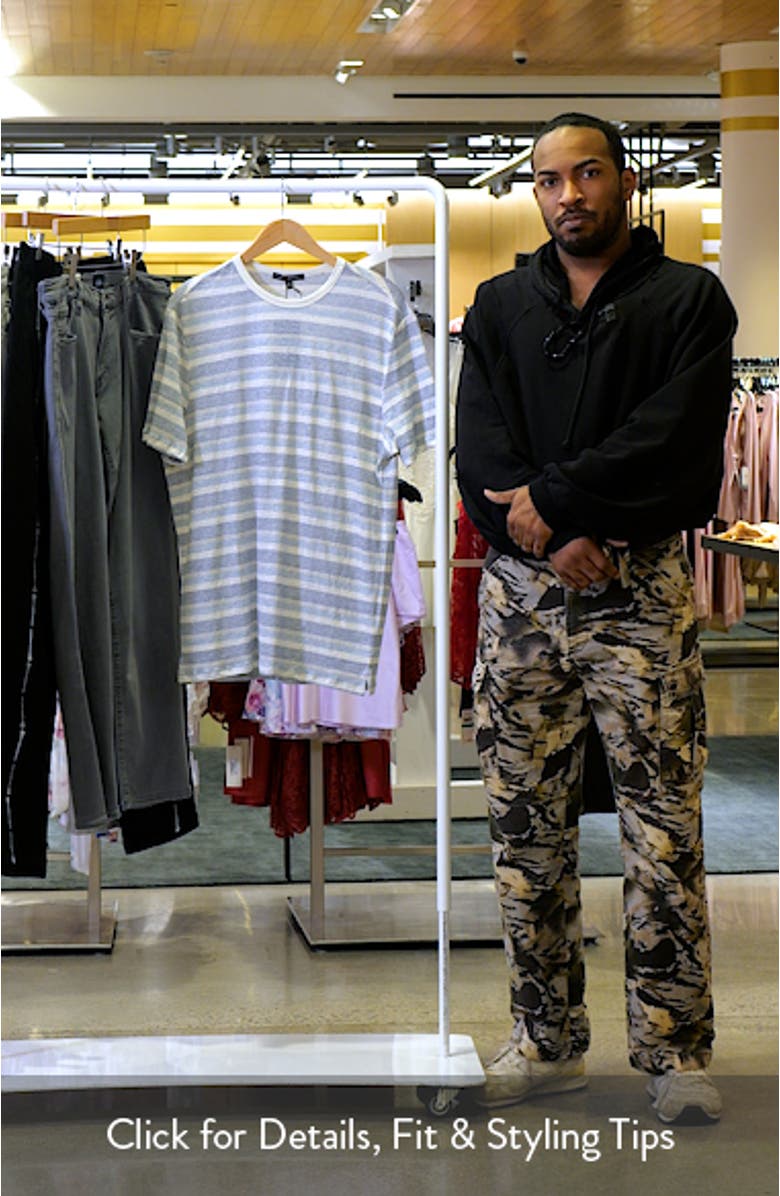 Masino Stripe Crewneck T-Shirt, sales video thumbnail