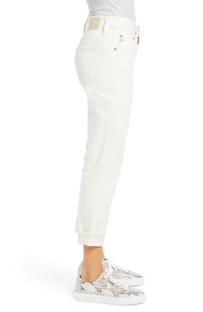 AG The Ex-Boyfriend Crop Slim Jeans, Alternate, color, 5 Years Ivory D