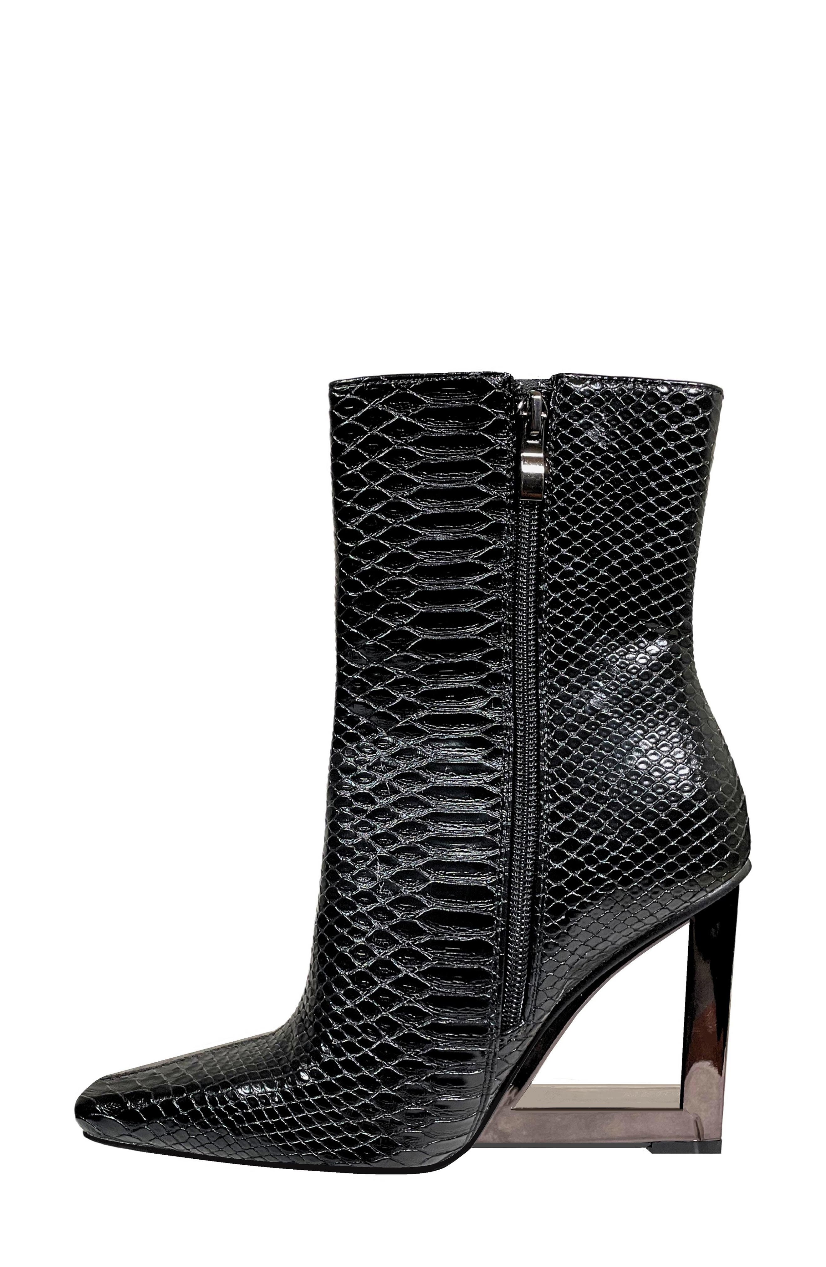 NINETY UNION Fire Snip Toe Bootie, Alternate, color, Black