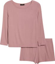 Natori Rib Essentials Short Pajamas