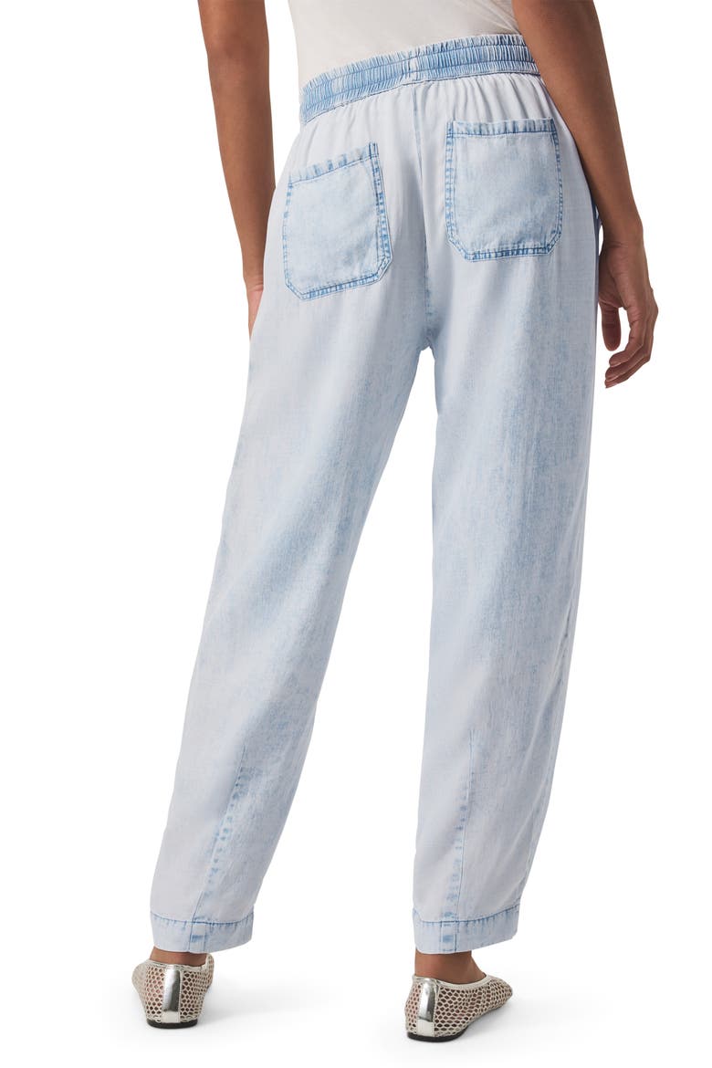 Ryan Crop Carrot Leg Pull-On Pants, Alternate, color, BLEACHED INDIGO
