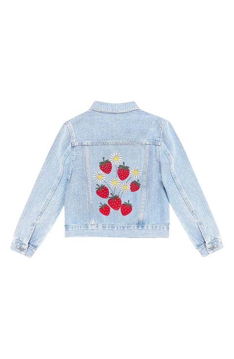Kids' Strawberry Denim Jacket
