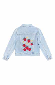 Kids' Strawberry Denim Jacket