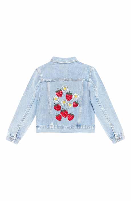 Kids' Strawberry Denim Jacket
