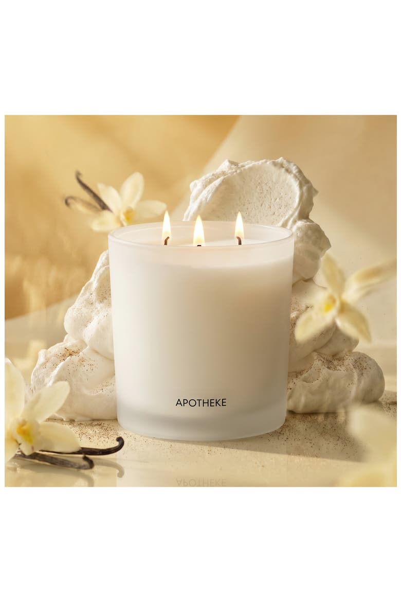 Vanilla Cream 3-Wick Candle, Alternate, color, NO COLOR
