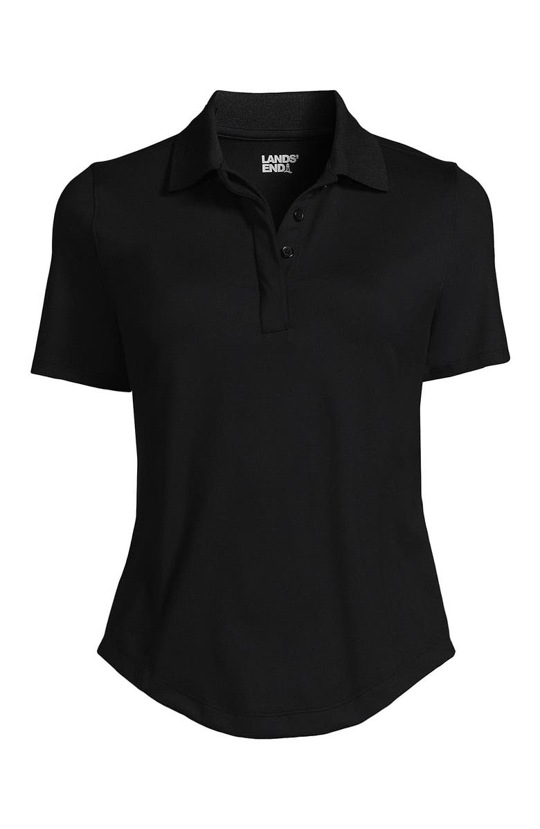 Lands' End High Impact Polo, Alternate, color, Black