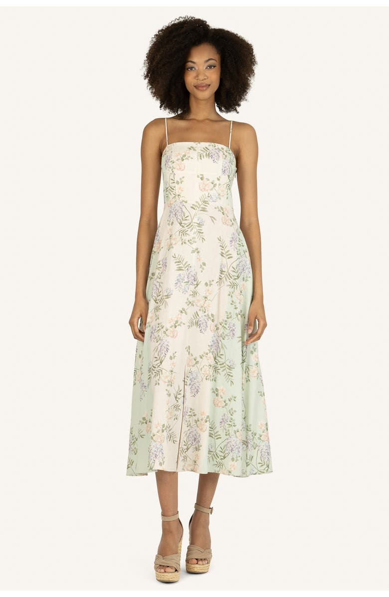 Super Natural by Secret Mission Sue Dress, Main, color, Pastel Floral Road Print