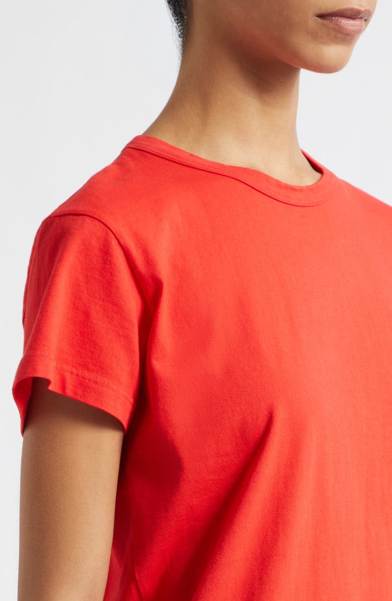 LESET Margo Short Sleeve T-Shirt Dress, Alternate, color, Cerise