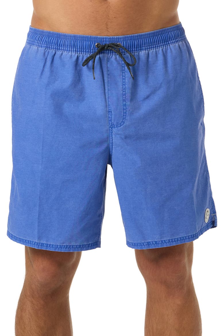 OG Fader Drawstring Board Shorts, Main, color, SAIL BLUE