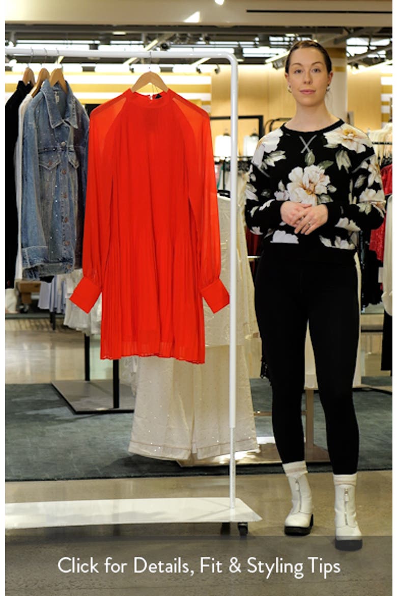 Dolumi Long Sleeve Shift Dress video