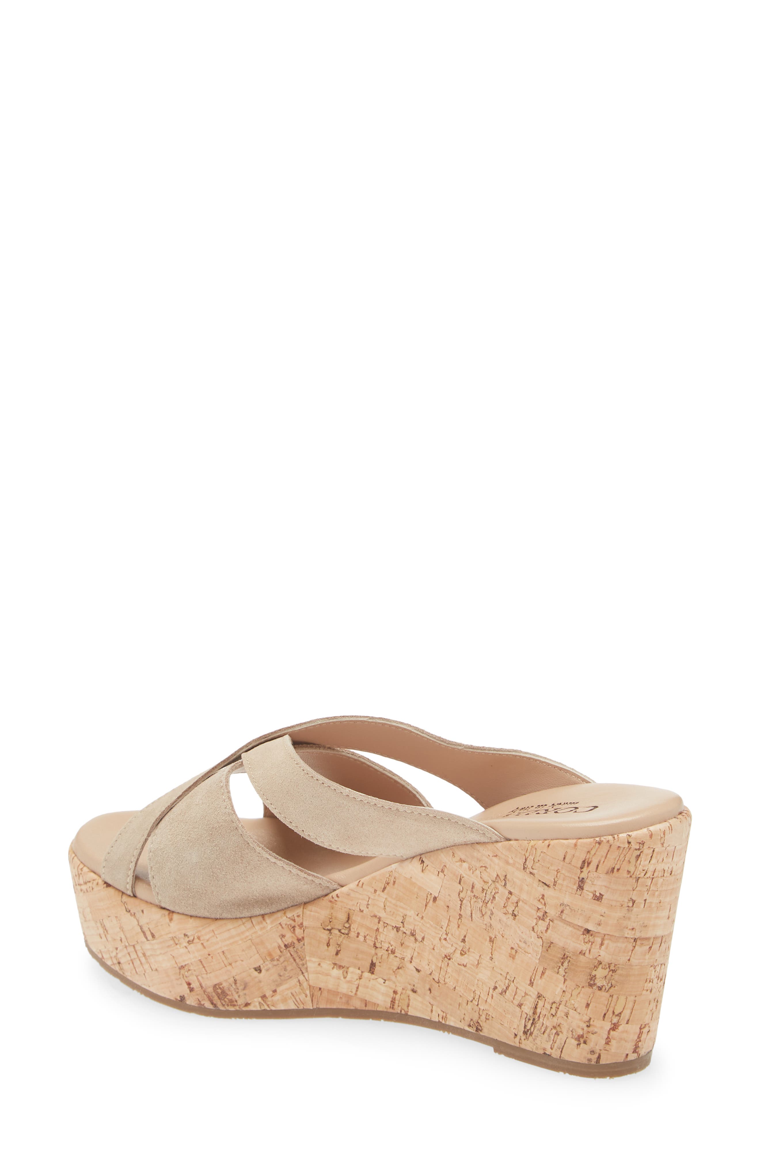 Cordani Devon Platform Wedge Sandal, Alternate, color, Crosta Corda