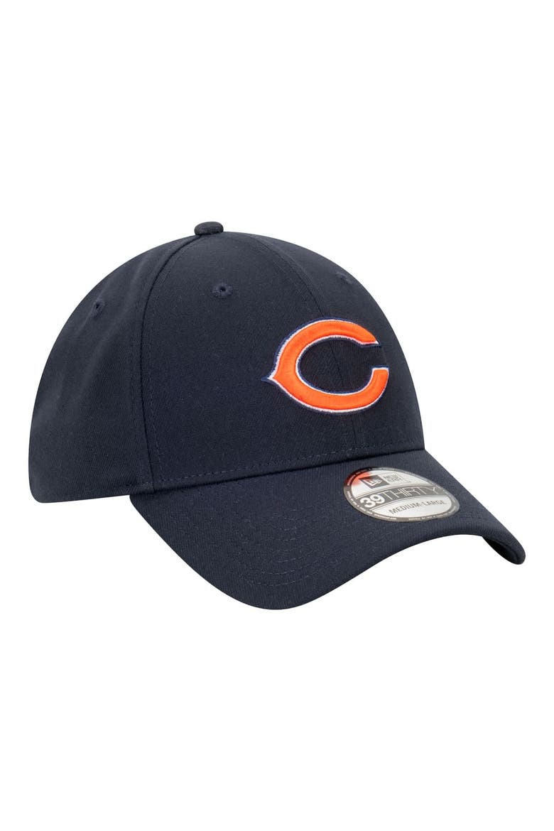 Men's New Era  Navy Chicago Bears Core Team 39THIRTY Flex Hat, Alternate, color, Navy