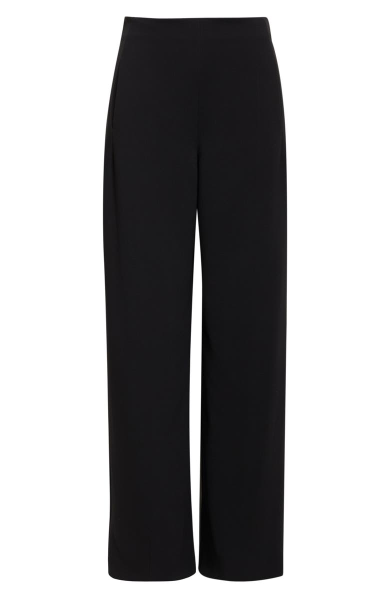 FFORME Fara Bonded Crepe Straight Leg Pants, Alternate, color, Black