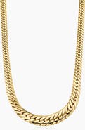 Oradina 14K Yellow Gold Sovereign Strand Graduated Necklace