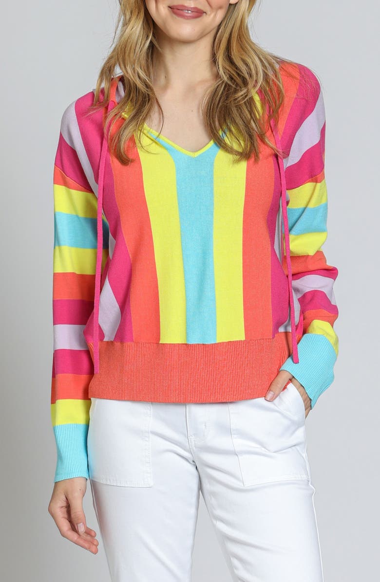 APNY Stripe Hoodie, Main, color, 