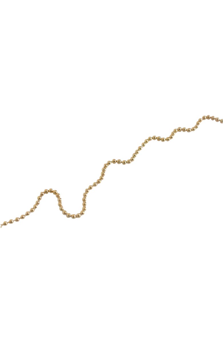 Kinn Beaded Chain Anklet, Alternate, color, Gold