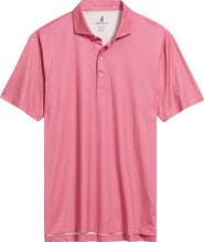 johnnie-O Tini Dancer Martini Print Featherweight Performance Polo