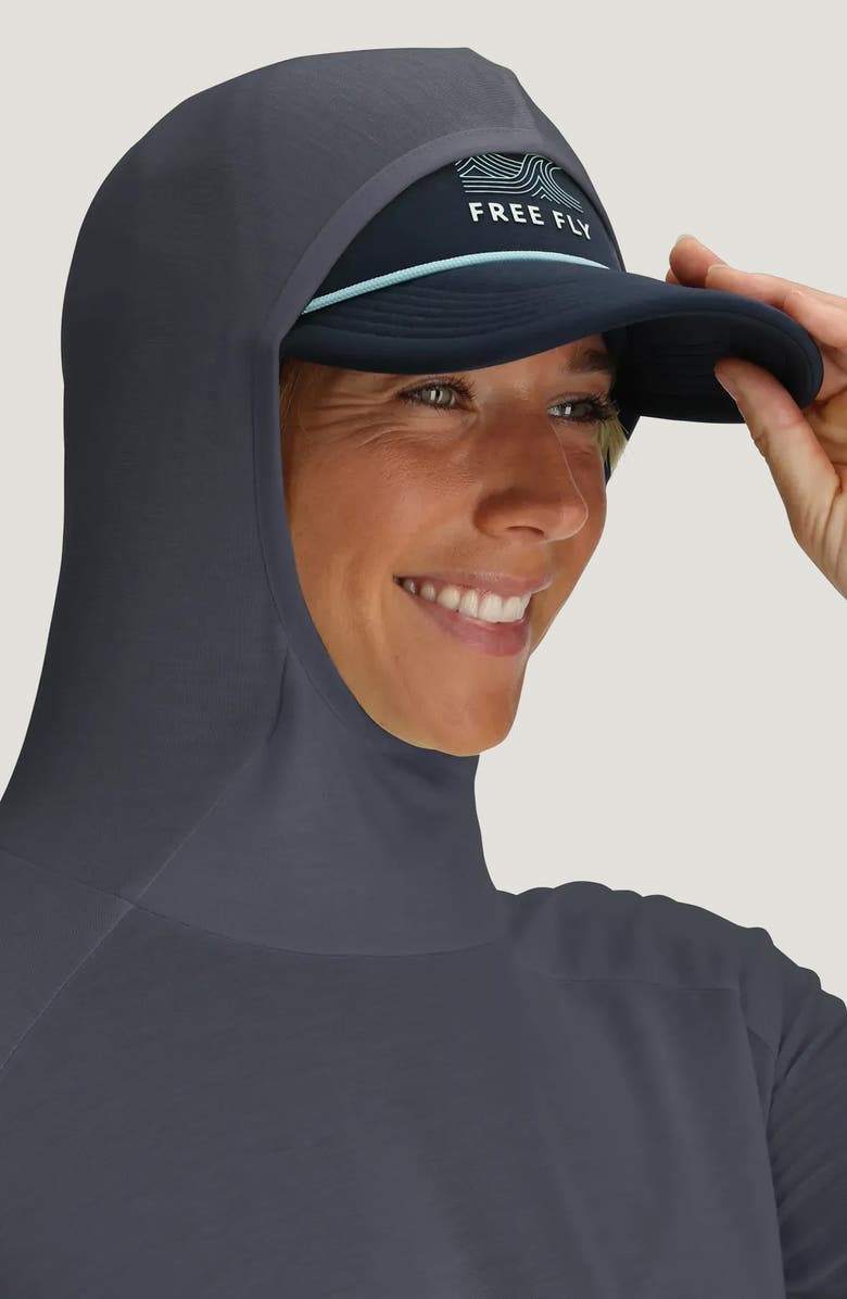 Free Fly Lightweight Performance II Hoodie, Alternate, color, Storm Cloud