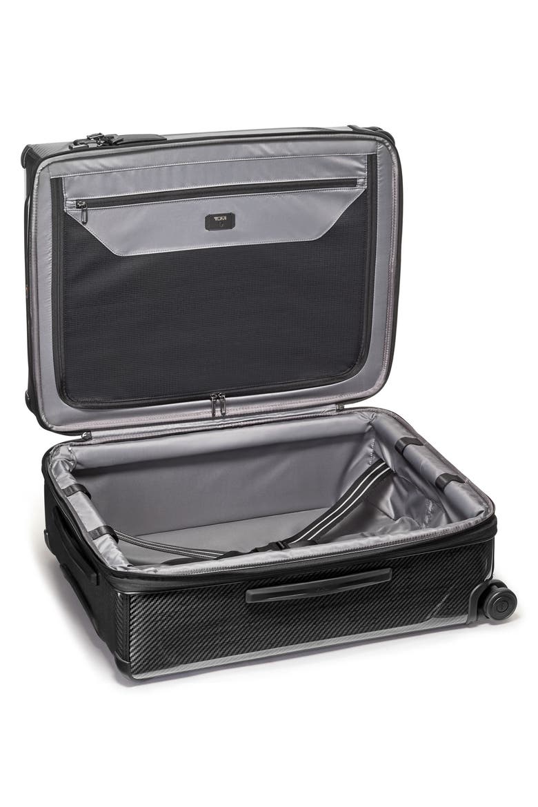 Tegra-Lite® Medium Expandable Checked Luggage, Alternate, color, BLACK/ GRAPHITE