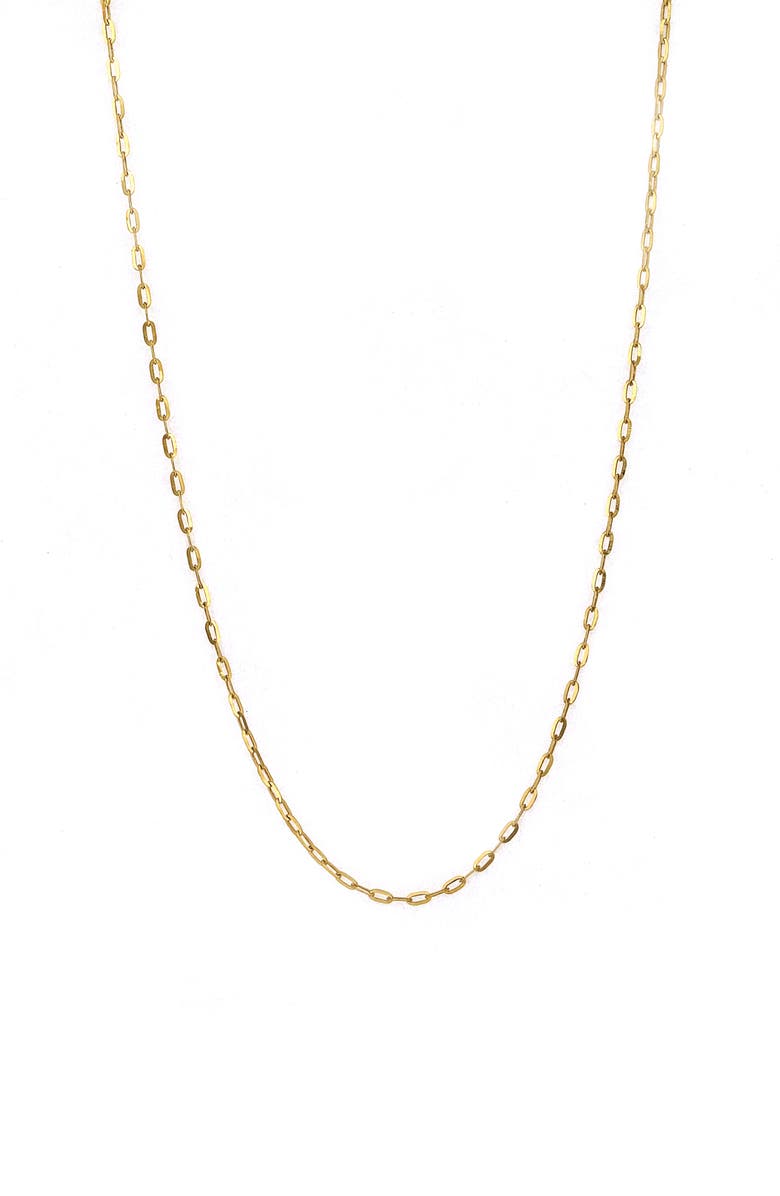 Bony Levy 14K Gold Mini Chain Link Necklace, Main, color, Yellow Gold