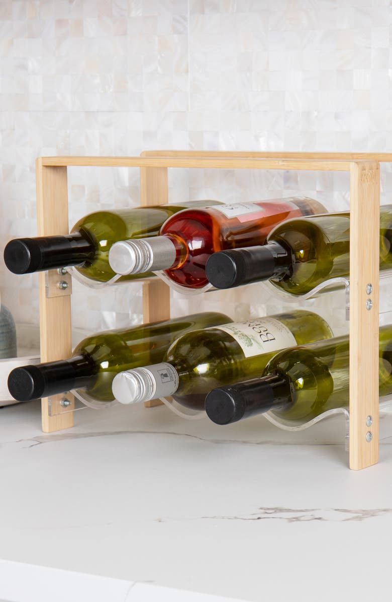 MIND READER 6-Bottle Wine Rack, Alternate, color, 