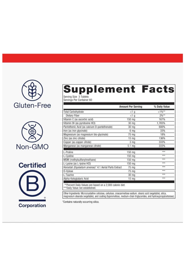 Collagenics Collagen-Building Joint Skin Connective Tissue Support Supplement, Alternate, color, None