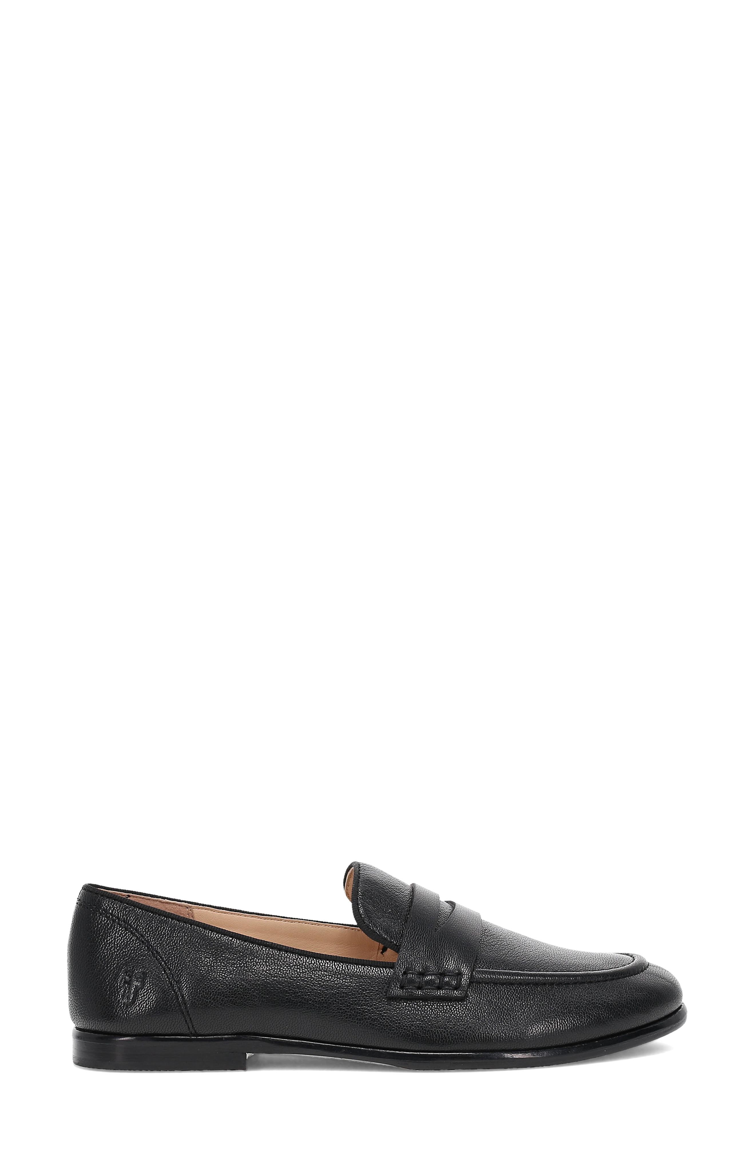 Frye Faith Penny Loafer, Alternate, color, Black