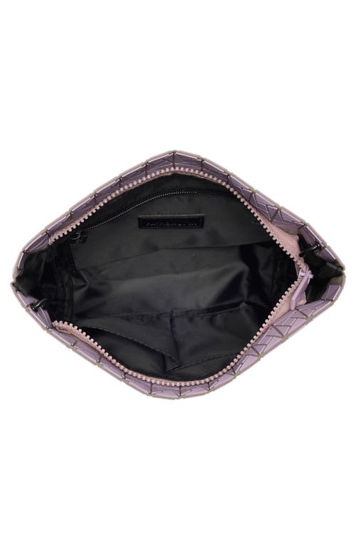 Patrizia Luca Box Pattern Clutch In Purple