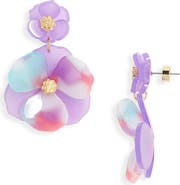 Nordstrom Pansy Drop Earrings