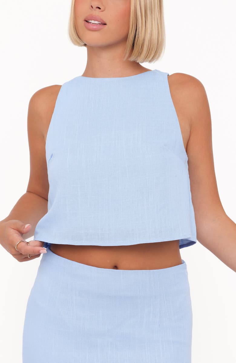 Petal & Pup Madison Crop Tank, Alternate, color, Blue