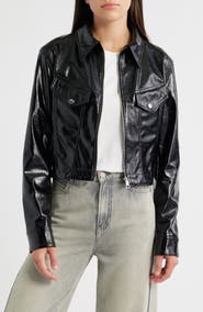 BOSS Orange Jasita Leather Jacket
