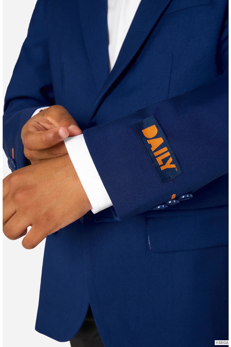 x Sonic the Hedgehog Kids' Daily Slim Fit Blue Sport Coat, Alternate, color, BLUE