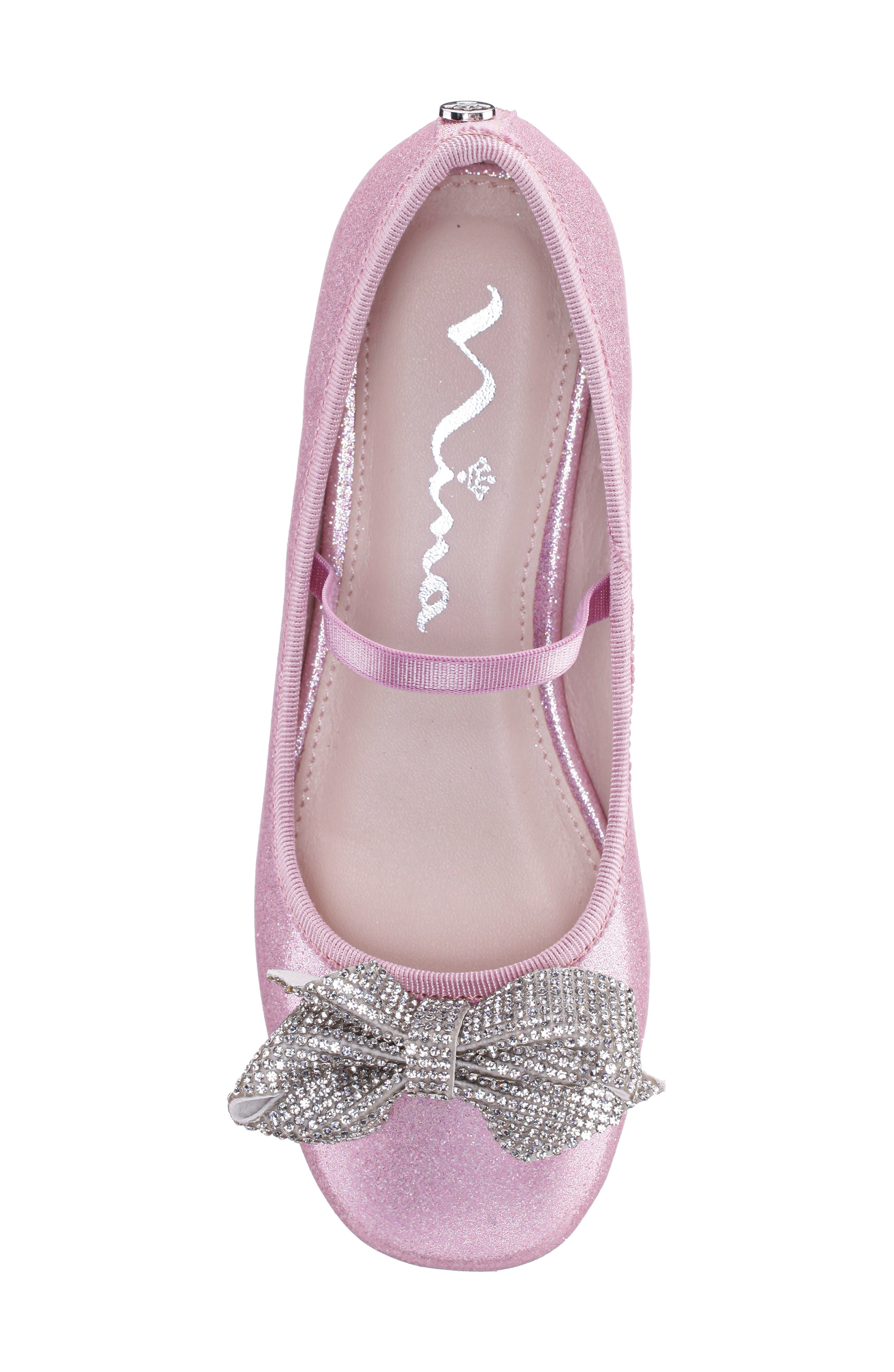 Kids' Filip Mary Jane Flat, Alternate, color, PINK SHIMMER